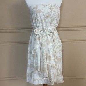 Express strapless dress